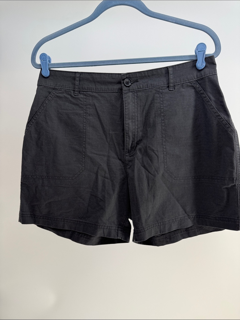 Eddie Bauer Black Women's Flat-Front Shorts